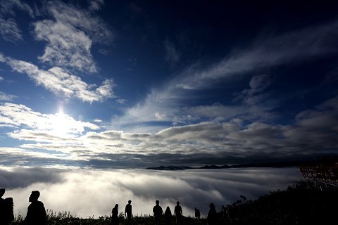 トマム雲海テラス・・・荒々しい雲海
