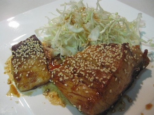 カンパチの照り焼き(9月1日のまかない)