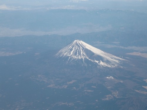 空から富士山（沖縄の旅１）