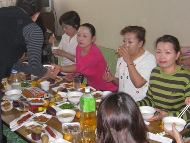 緑西町内会秋の味覚祭にて～♪