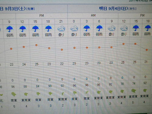 雨ですね・・・