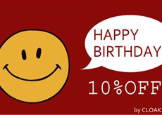 9月お誕生日のメンバーさんに朗報ですよ♪