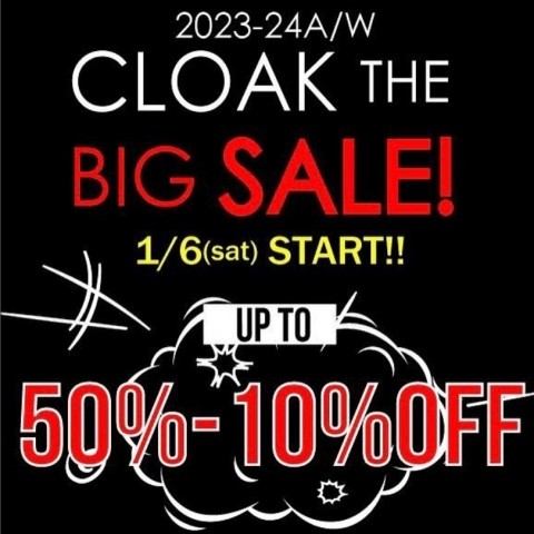 本日からウィンターSALE!!