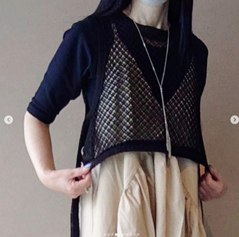 AGAWDメッシュクロップドベスト!!