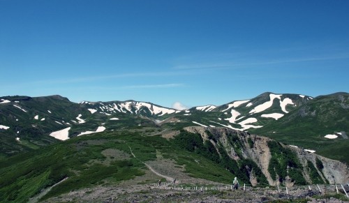 黒岳登山に挑戦、頂上に立ちました