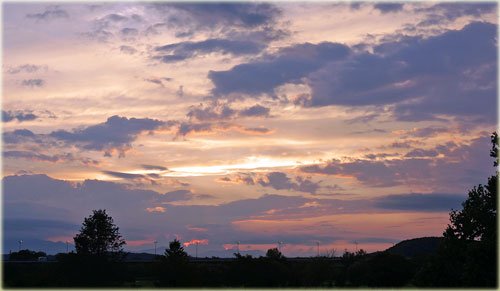 　見られるのは夕焼けばかり