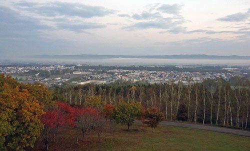 　幕別町、明野ガ丘公園展望台から