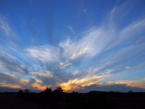 嬉しかった昨日の青空