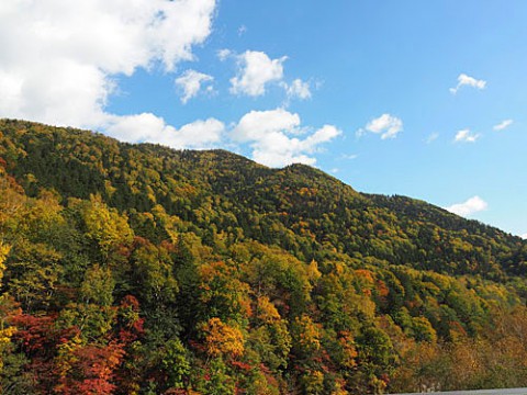 紅葉の糠平源泉郷(2)