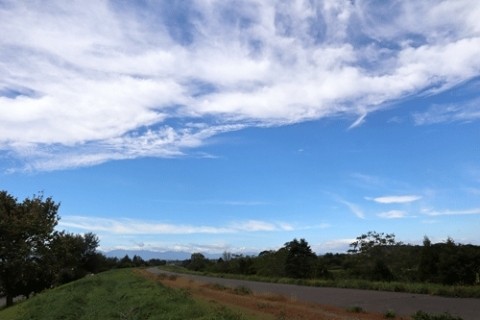 雨上がりの青空