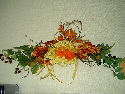 ハロウィンの壁掛け