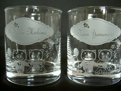 こだわりのエッチンググラス
