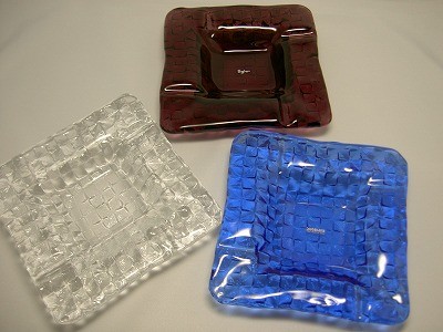 オシャレなガラスの灰皿