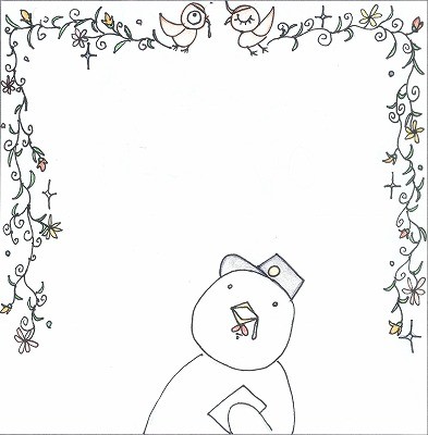 個性的なガラス表札