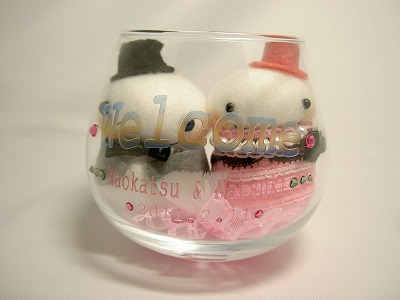 おふたりをイメージしたウエルカムドールの幸ちゃん♪