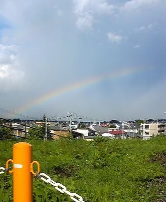 昨日の虹