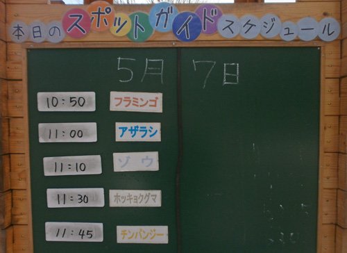5月7日のスポットガイド