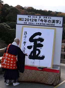 今年の漢字「金」