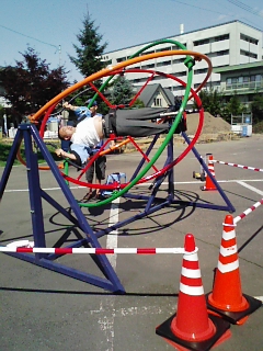 みんなでぐるぐる回ってました(@0@)