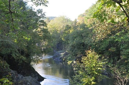 10月7日 滝上町 錦仙峡 あさの散歩