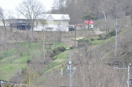 5月20日 滝上町 我が家から見た滝上公園