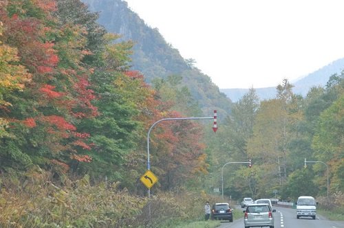 10月6日 上川町層雲峡 紅葉谷を散策