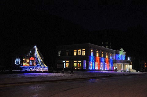 11月30日　道の駅「香りの里たきのうえ」　イルミネーション点灯開始