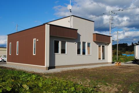 池田町のコンパクトハウスが完成しました