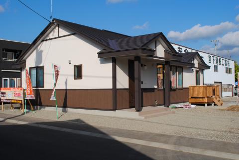 音更町花園でコンパクトモデルハウスが完成しました