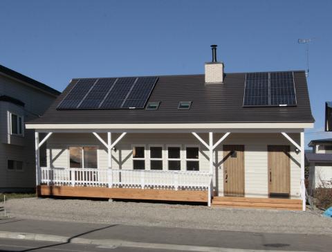 太陽光発電と長期優良住宅のコンパクトハウスが完成しました