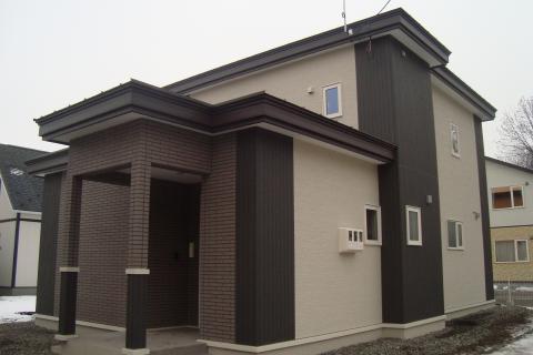 2階建てのコンパクトハウスが完成しました
