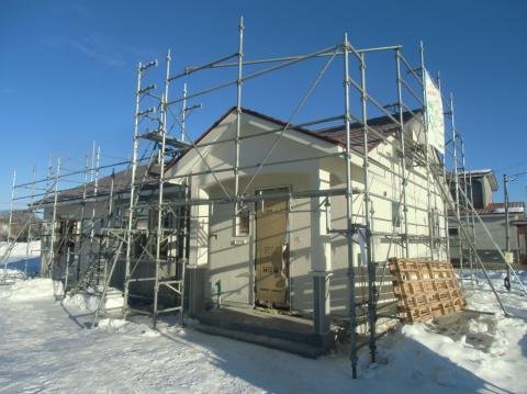 29坪3LDKコンパクトハウス、本別町で建築中