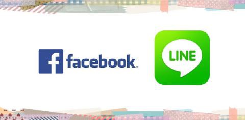 FacebookやLINEも !