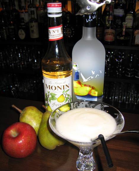 洋梨のカクテル