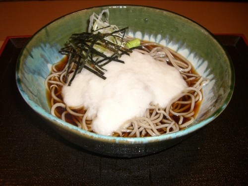 冷やしとろろそば