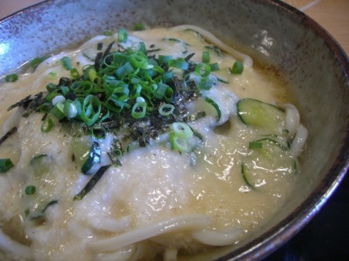 とろろうどん　夏バージョン