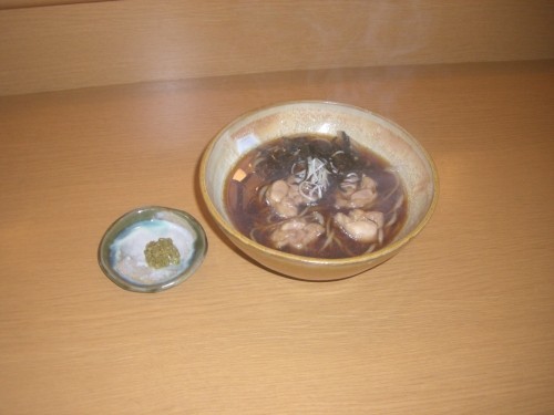 こしょ鶏 かしわそば