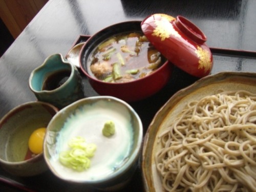 本日 お勧めは 『鴨南蛮せいろ』です