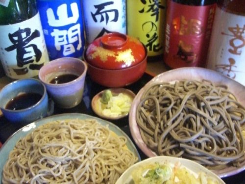 十割そば が 人気です