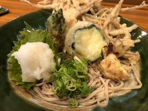 【クラフト蕎麦9種】秋雨 十勝マッシュとキノコの天婦羅が人気急上昇中