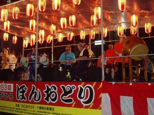 15日 平原祭りに行きました ~雨で仮装盆踊りは中止~