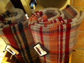 リサイクルウールブランケット。