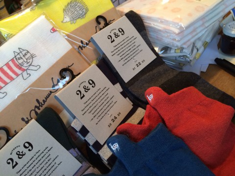 2&9しましま靴下とキッズ靴下と。