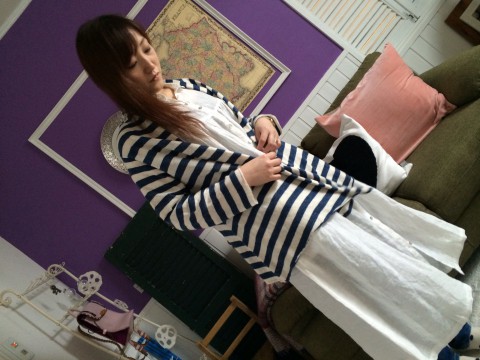 a koloniの服ワンピースと