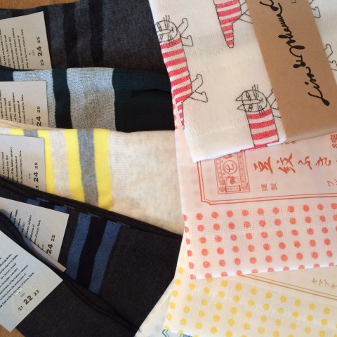 2&9靴下と中川のふきん