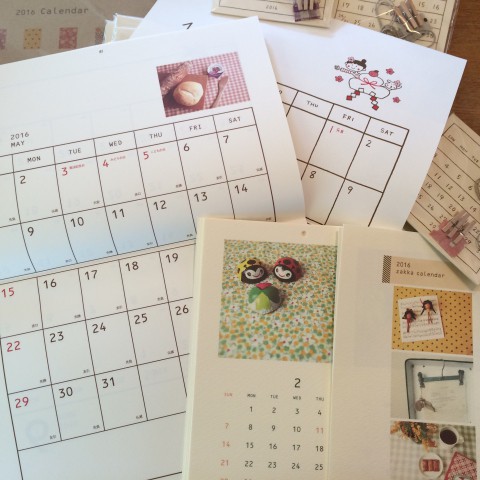 modaのカレンダー入荷!