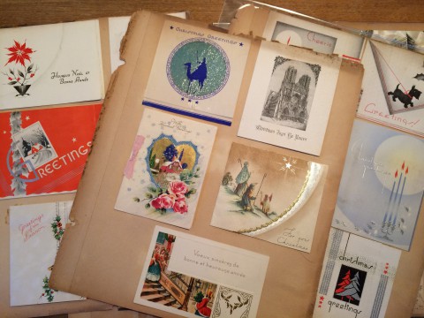 アンティークカード。