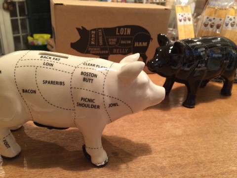 豚さんパーツ貯金箱