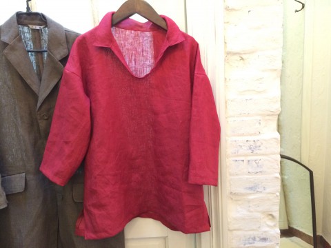 手作りのブラウス!