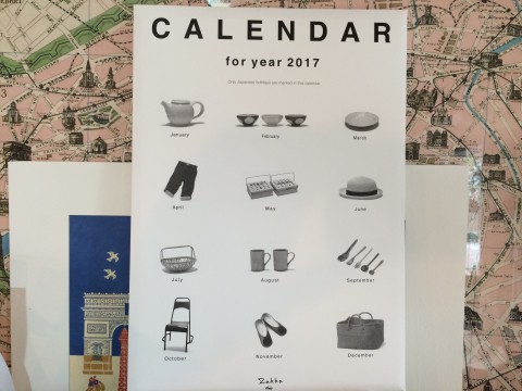 ZAKKAカレンダーも 入荷!
